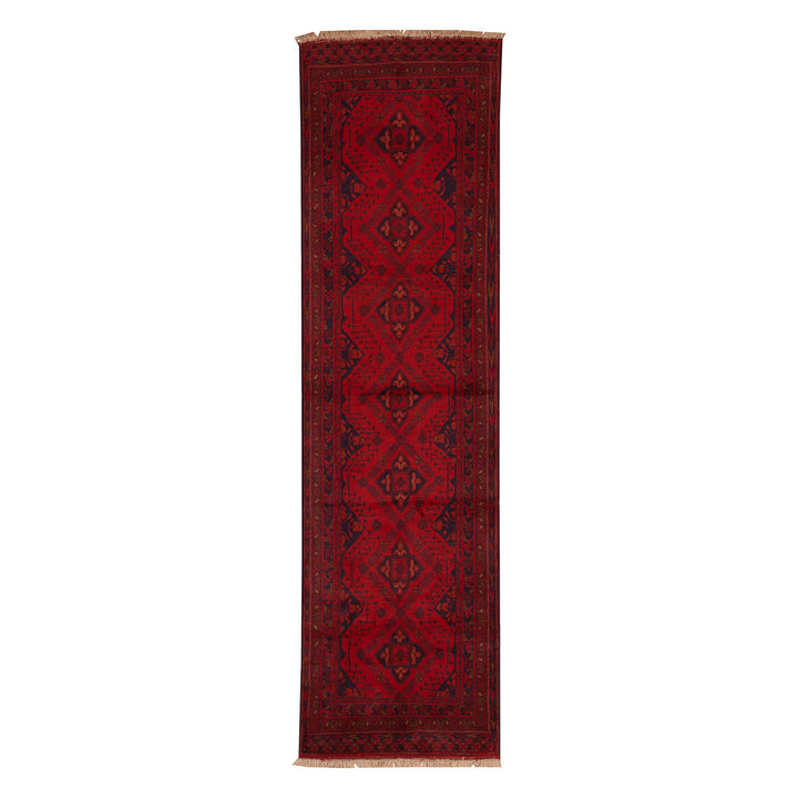 שטיח אפגני חלממדי 00 אדום 296*80