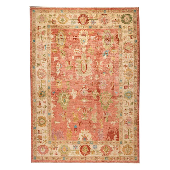 שטיח אושק 00 בז'\אדום  295*208 | Oushak