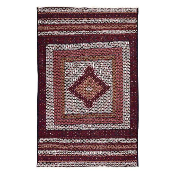 שטיח סומק פרסי 00 צבעוני 201*126 | Persian Sumak