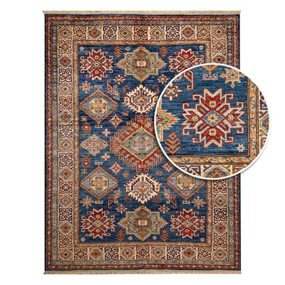 שטיח סופר קזאק 00 כחול 198*150 | Super Kazak