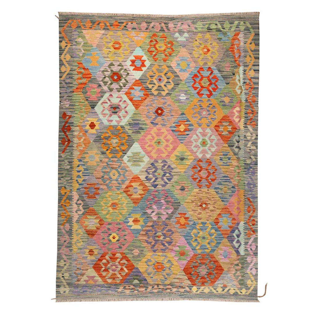 שטיח קילים אפגני 00 צבעוני 234*164