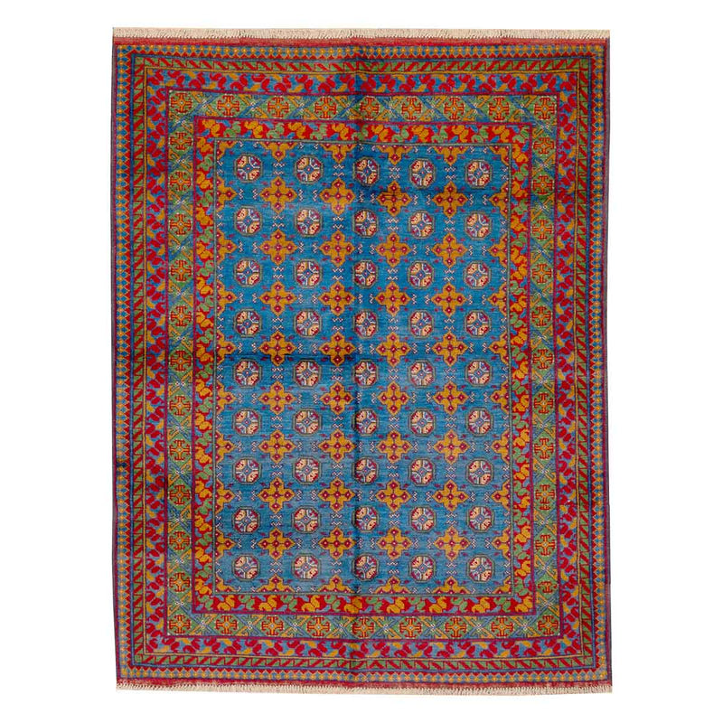 שטיח  אפגני בוכרה 00 כחול 198*152  | Bokhara Rug