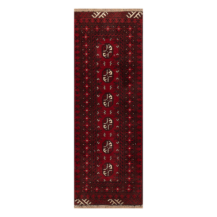 שטיח  אפגני בוכרה 00 אדום 150*50