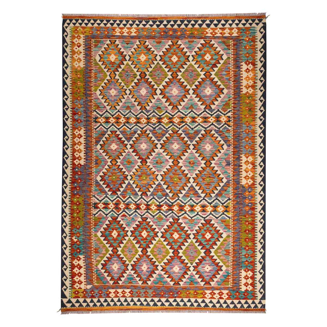 שטיח קילים אפגני 00 צבעוני 253*176