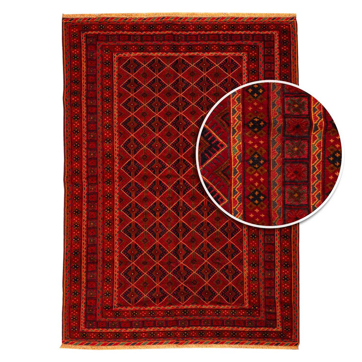 שטיח אוזבקי 00 אדום 200*144 | Uzbek