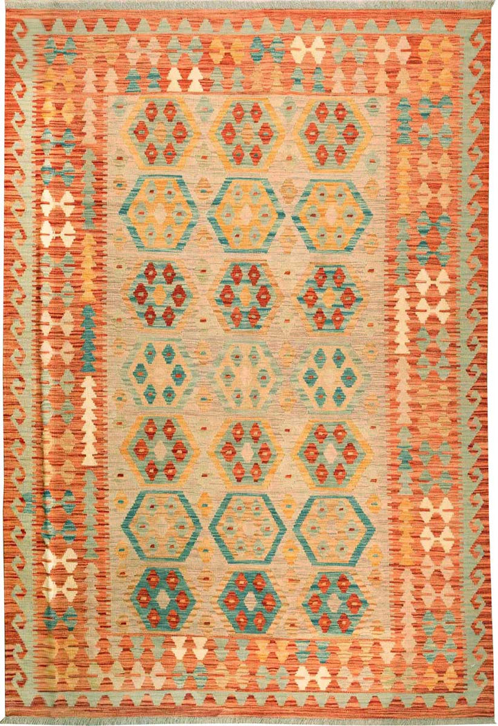 שטיח קילים אפגני 00 צבעוני 242*162