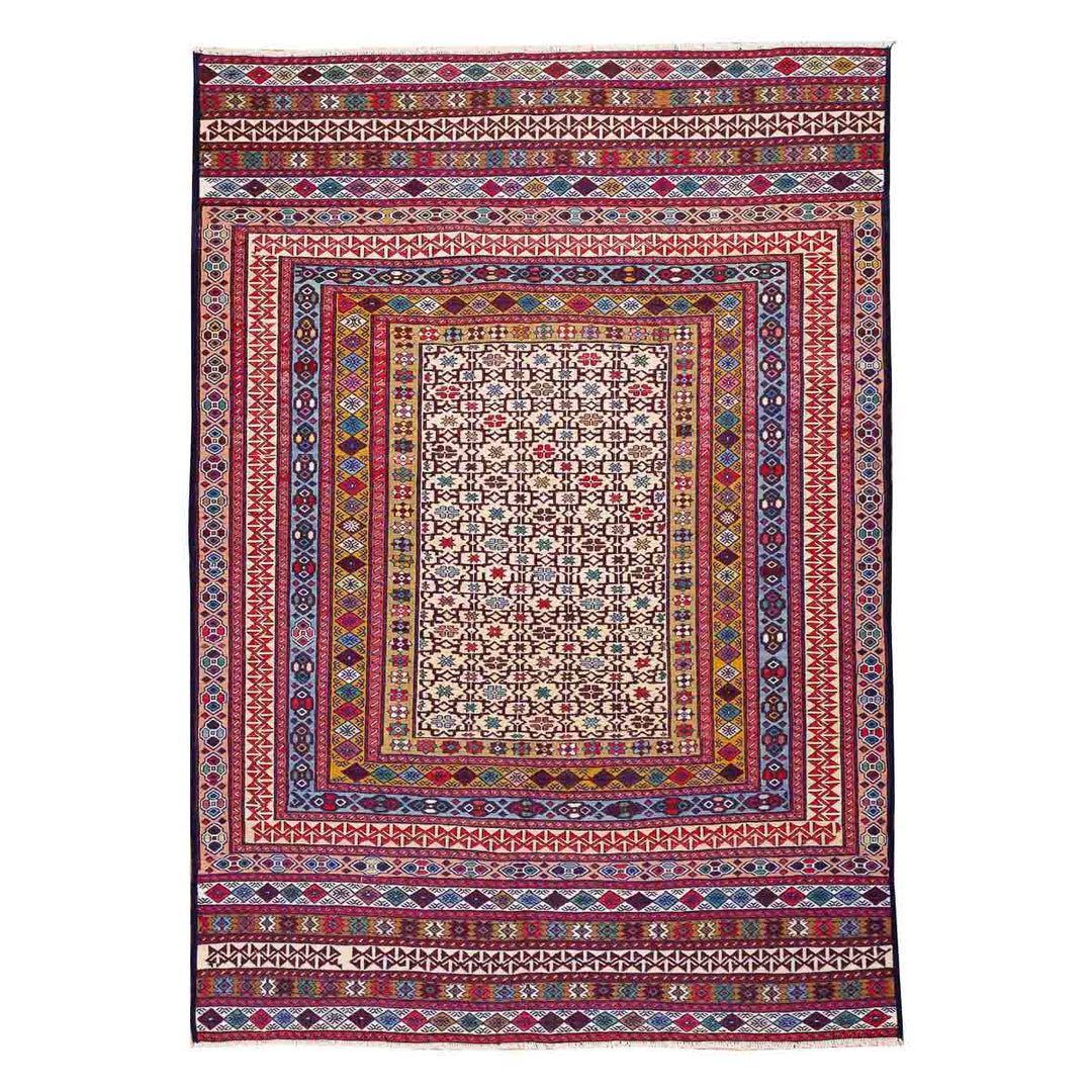 שטיח סומק פרסי 00 צבעוני 184*130 | Persian Sumak