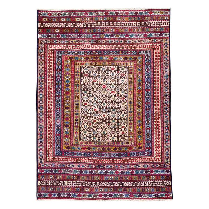 שטיח סומק פרסי 00 צבעוני 184*130 | Persian Sumak