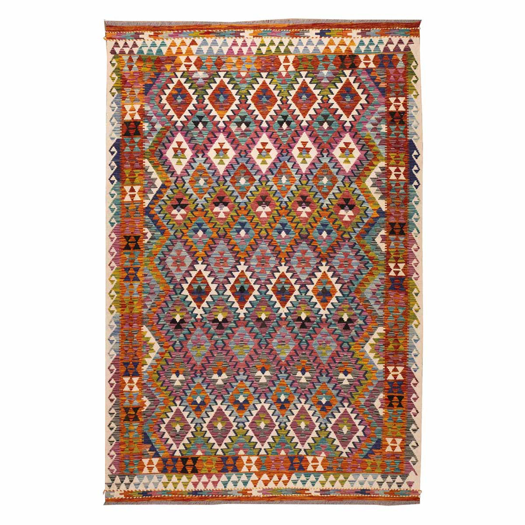 שטיח קילים אפגני 00 צבעוני 253*167