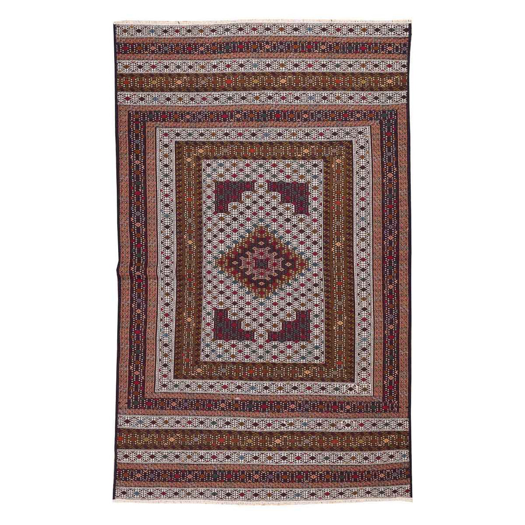 שטיח סומק פרסי 00 צבעוני 197*122 | Persian Sumak