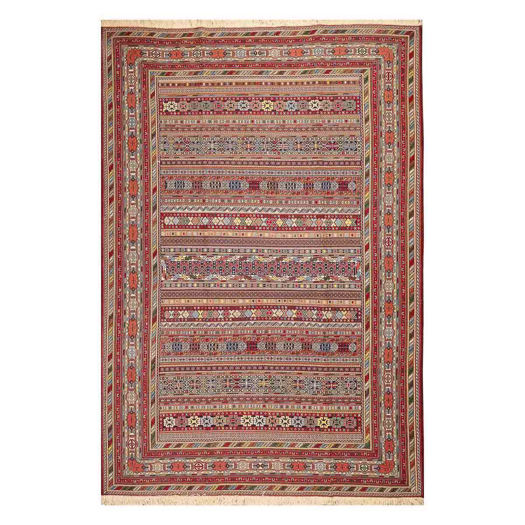 שטיח סומק פרסי 00 צבעוני 283*194 | Persian Sumak