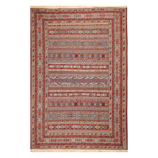 שטיח סומק פרסי 00 צבעוני 283*194 | Persian Sumak