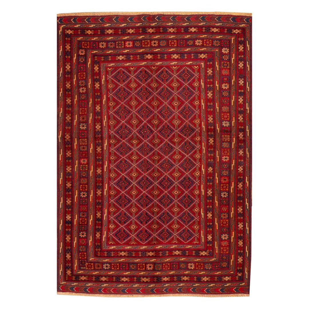 שטיח אוזבקי 00 אדום 213*152 | Uzbek