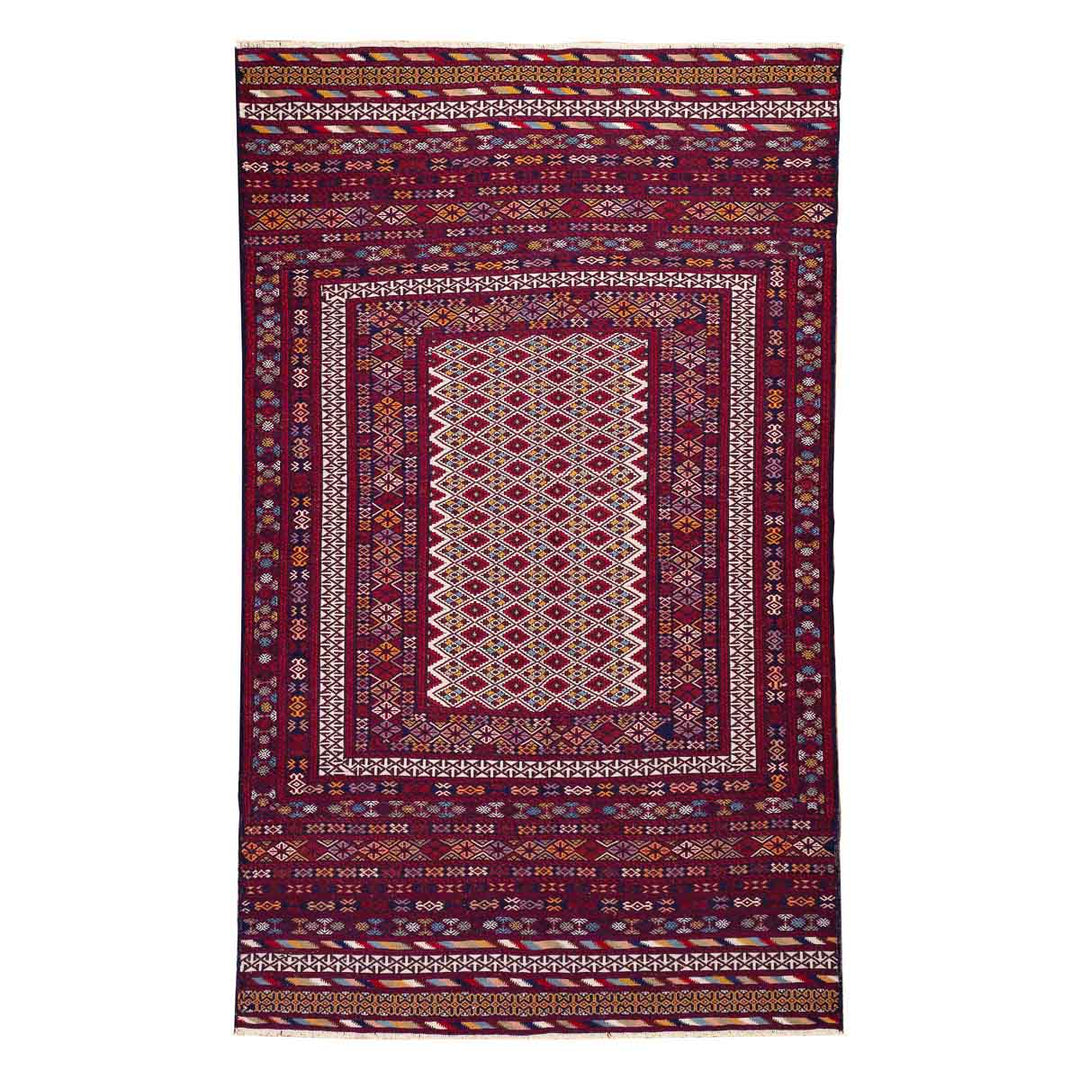 שטיח סומק פרסי 00 צבעוני 211*127 | Persian Sumak