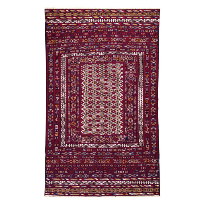 שטיח סומק פרסי 00 צבעוני 211*127 | Persian Sumak