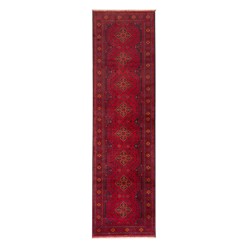 שטיח אפגני חלממדי 00 אדום 296*79