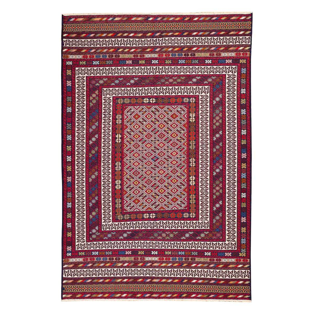 שטיח סומק פרסי 00 צבעוני 195*132 | Persian Sumak