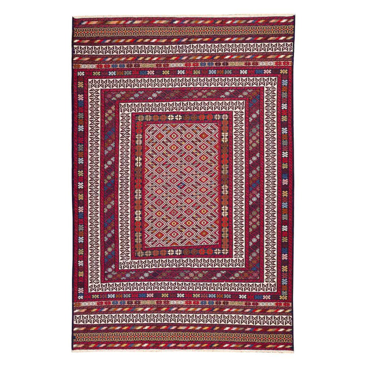 שטיח סומק פרסי 00 צבעוני 195*132 | Persian Sumak