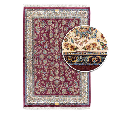 שטיח קום משי 17 אדום | QOM