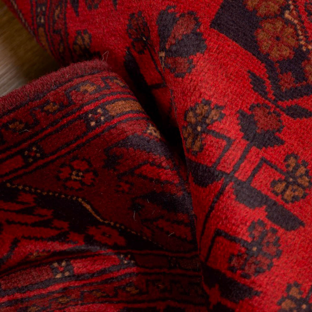 שטיח אפגני חלממדי 00 אדום 296*83