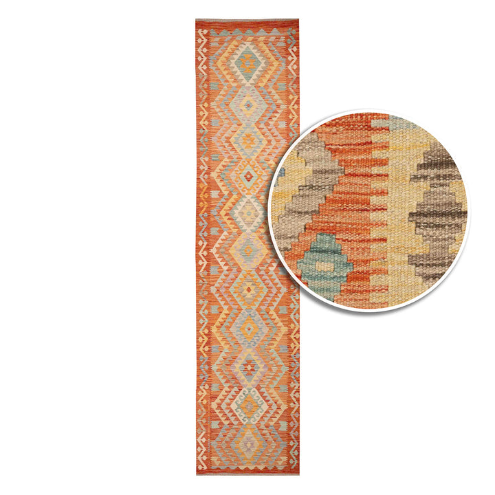 שטיח קילים אפגני 00 צבעוני 295*80