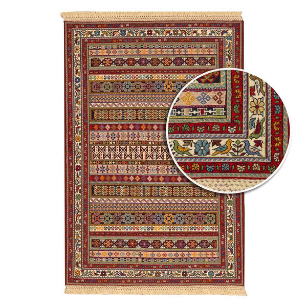 שטיח סומק פרסי 00 צבעוני 149*101 | Persian Sumak