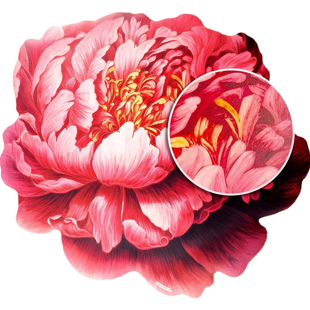 שטיח וניל אדמונית אדום | Red peony