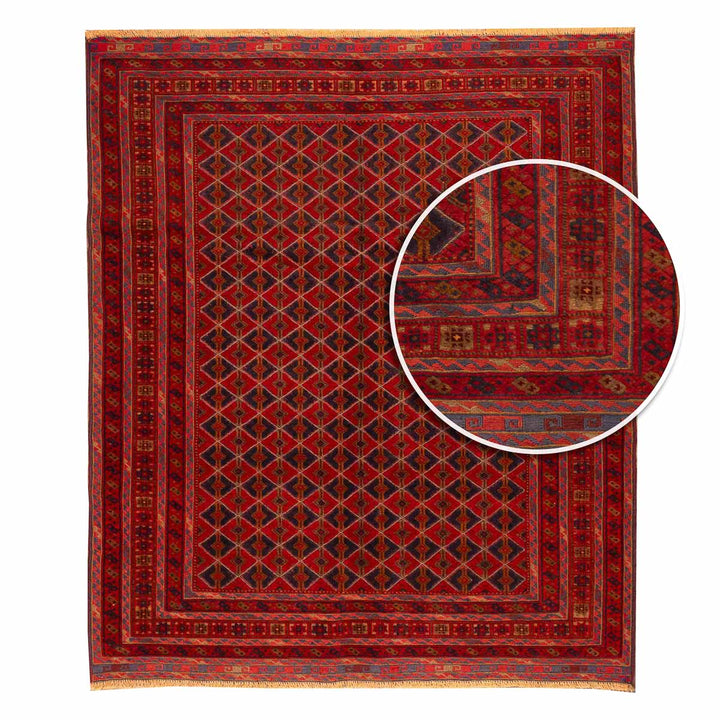 שטיח אוזבקי 00 אדום 186*157 | Uzbek