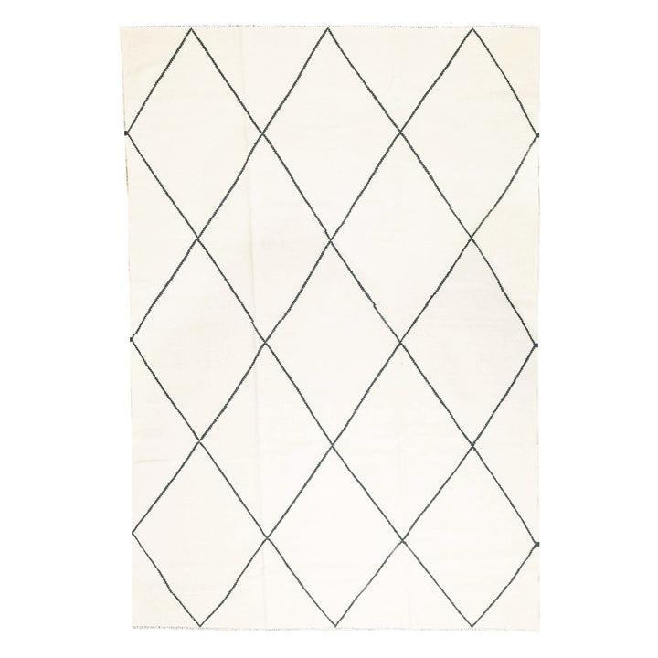 שטיח קילים בוהו 00 קרם/שחור 291*198 | Boho