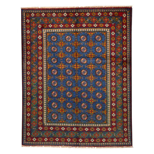 שטיח  אפגני בוכרה 00 כחול 186*146  | Bokhara Rug