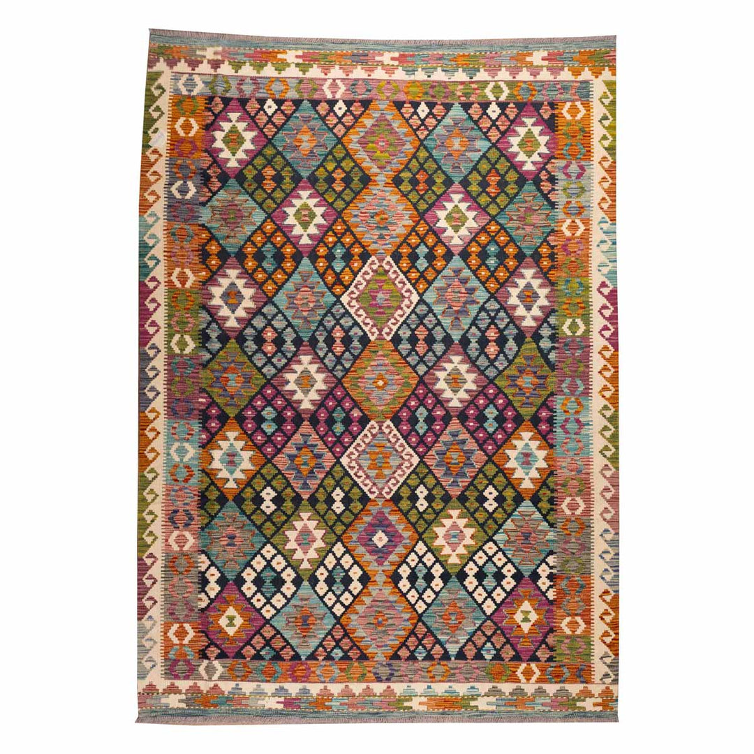 שטיח קילים אפגני 00 צבעוני 252*177