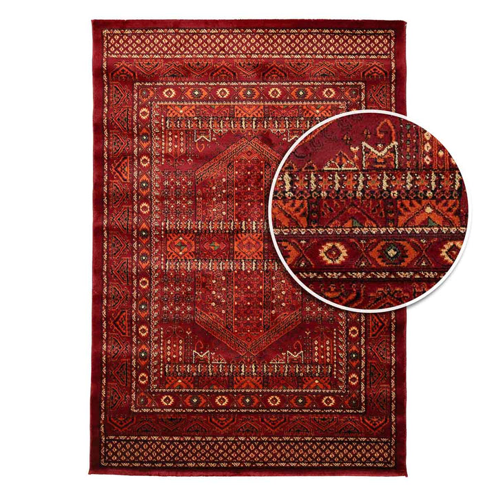 שטיח אפגני קבאול  05 אדום