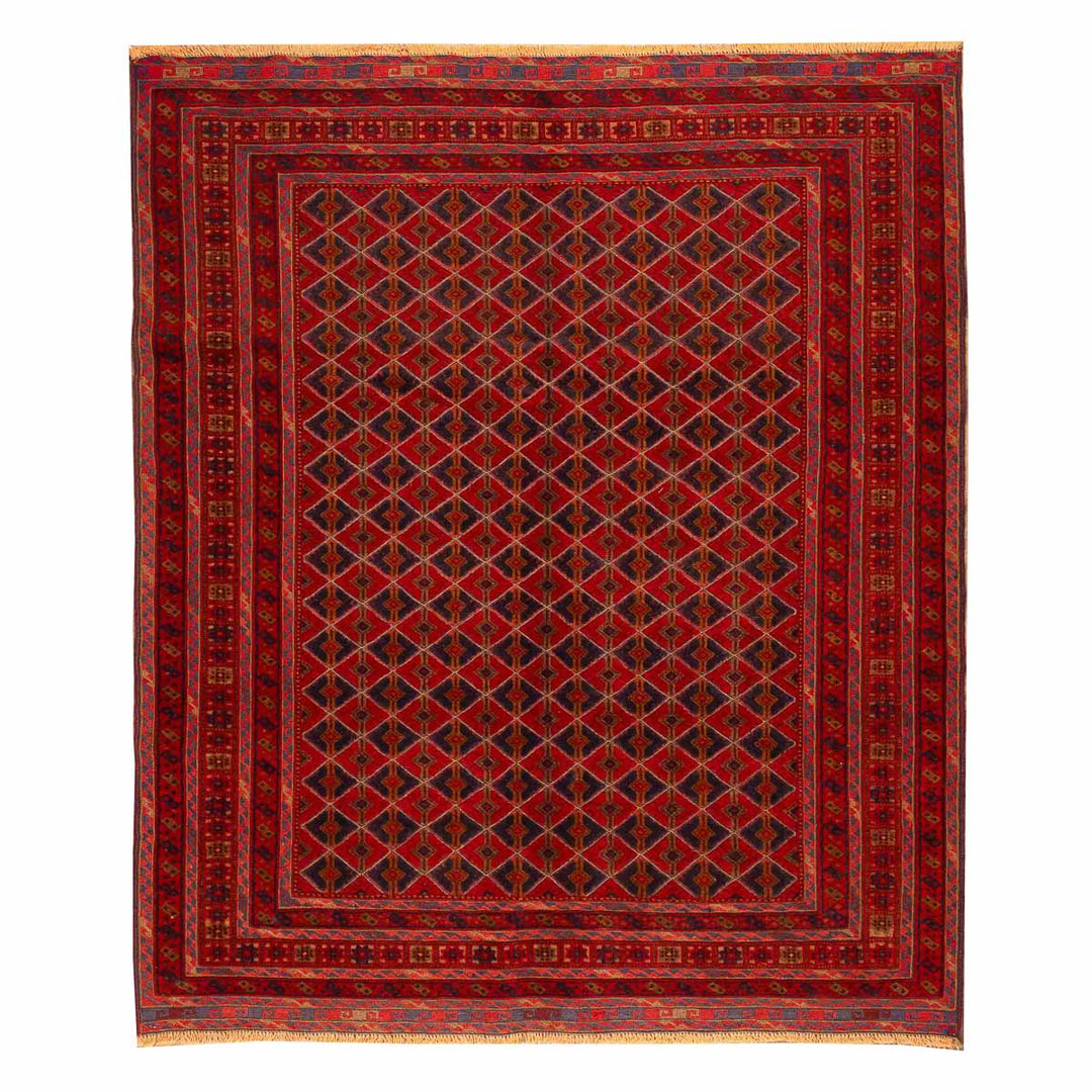 שטיח אוזבקי 00 אדום 186*157 | Uzbek