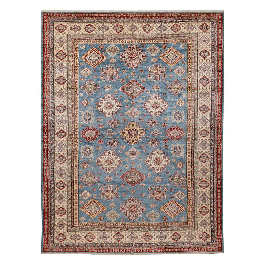 שטיח סופר קזאק 00 כחול 405*302 | Super Kazak