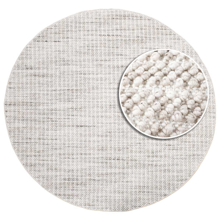 שטיח מלה עגול 01 אפור | MELA