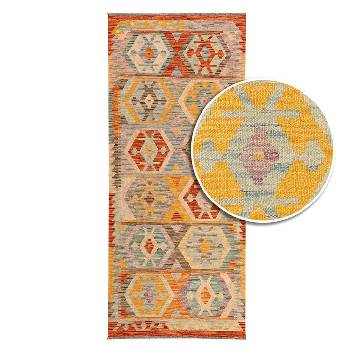 שטיח קילים אפגני 00 צבעוני 198*82