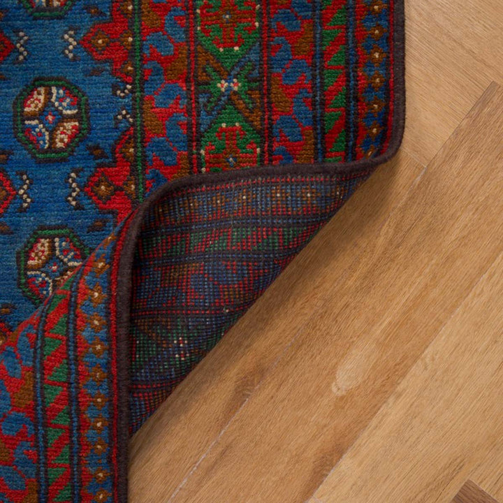 שטיח אפגני בוכרה 00 כחול 198*152 | Bokhara Rug