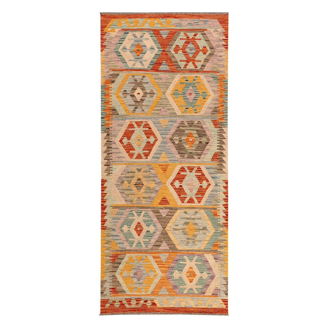 שטיח קילים אפגני 00 צבעוני 198*82