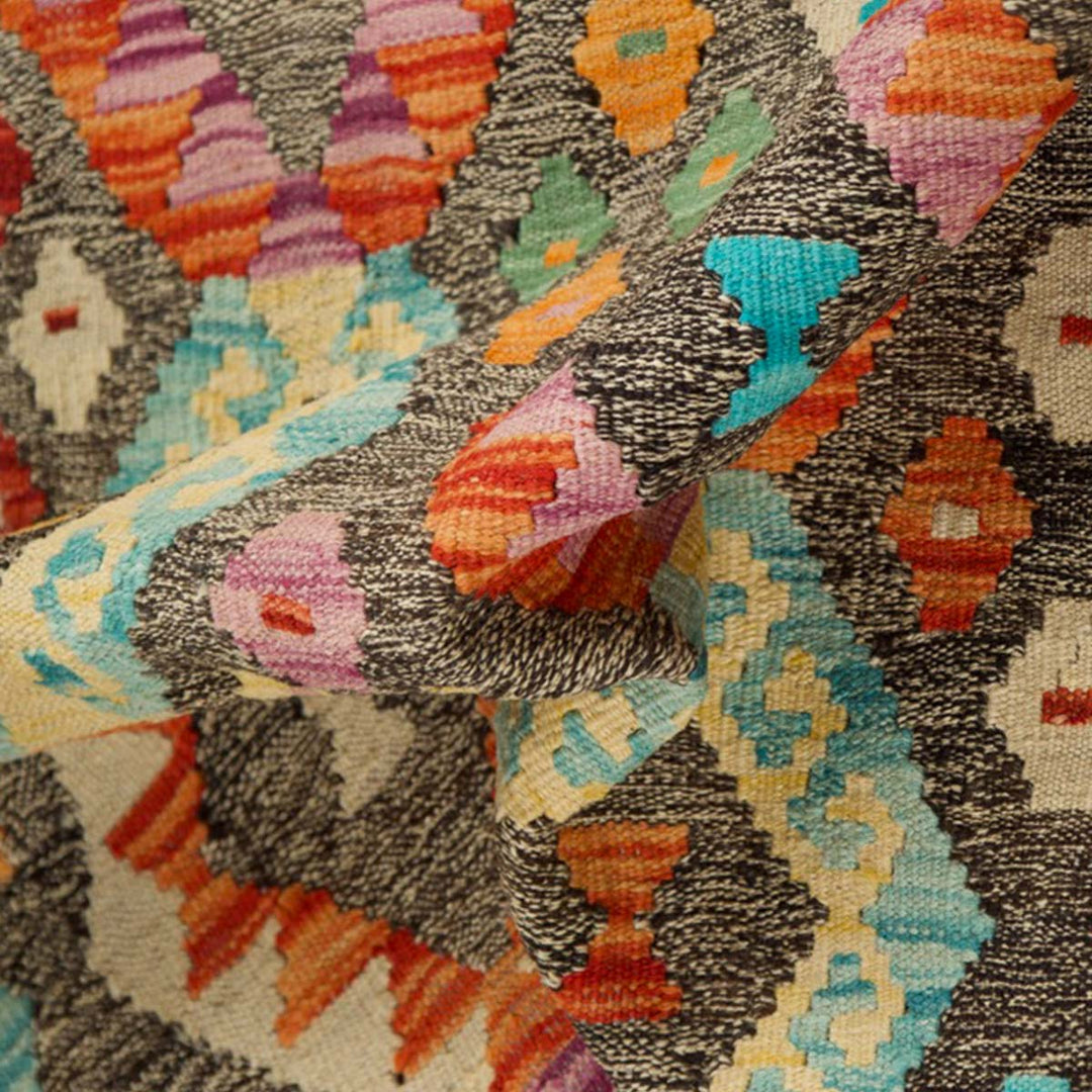 שטיח קילים אפגני 00 צבעוני305*88