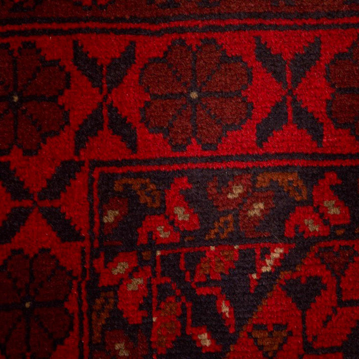 שטיח אפגני חלממדי 00 אדום 297*80