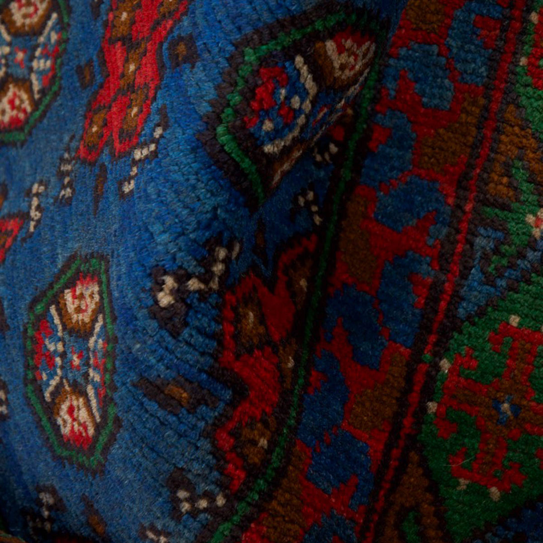 שטיח אפגני בוכרה 00 כחול 198*152 | Bokhara Rug