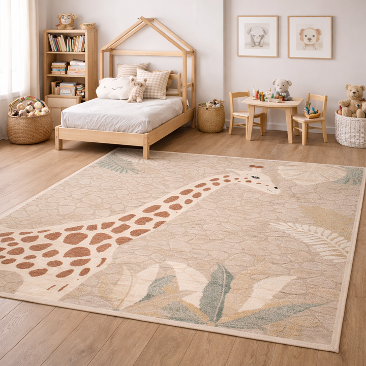 שטיח ג'ירף 01 אפור