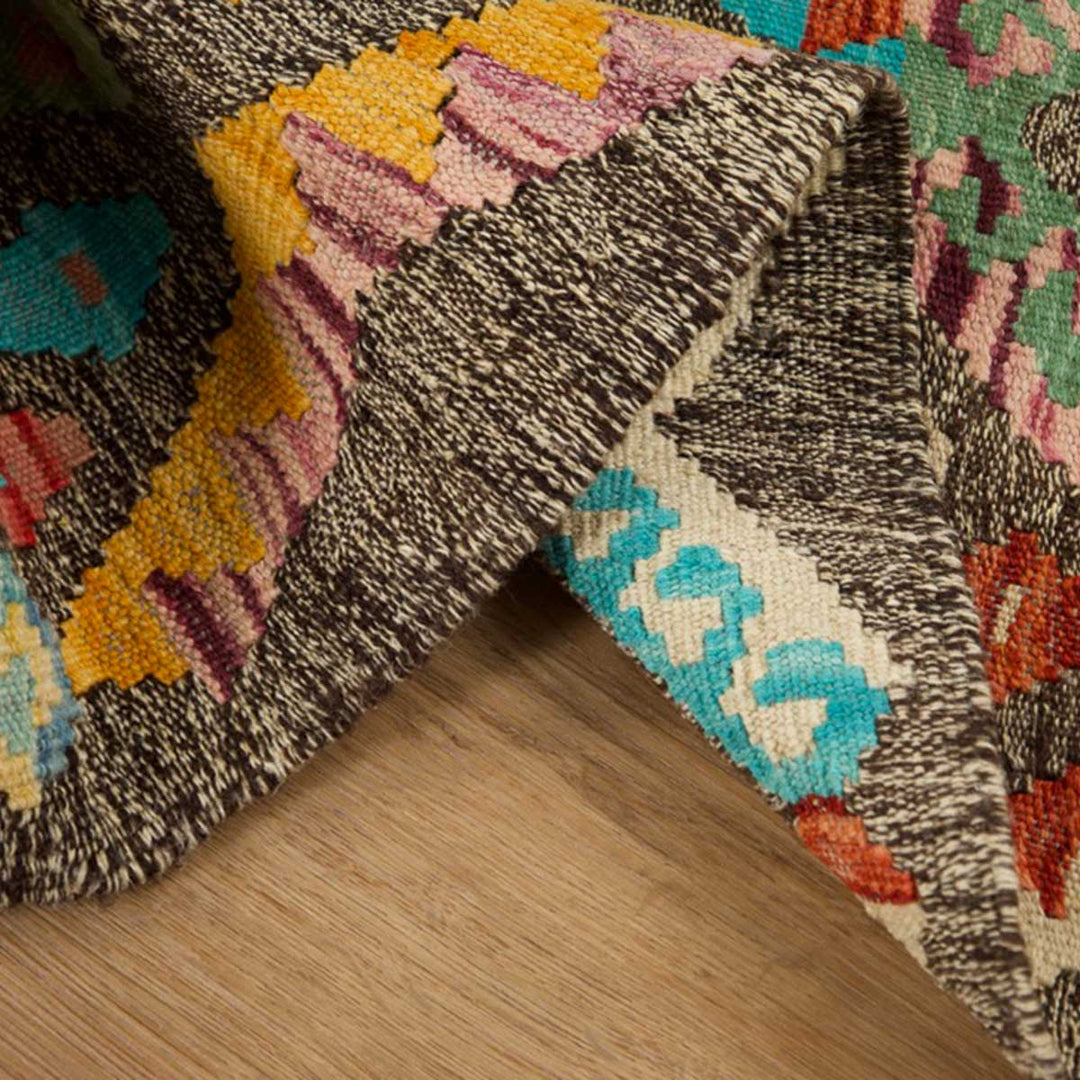 שטיח קילים אפגני 00 צבעוני305*88