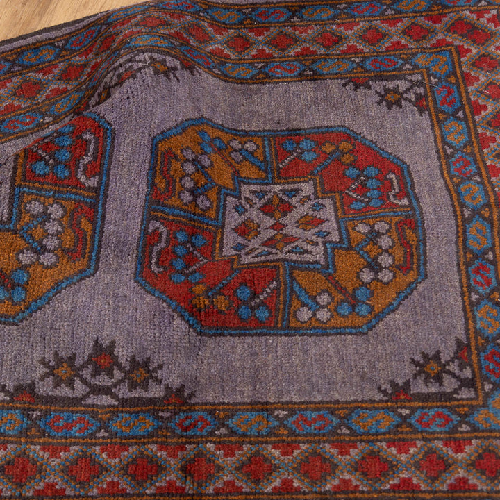 שטיח אפגני רגל פיל 00 סגול 202*84