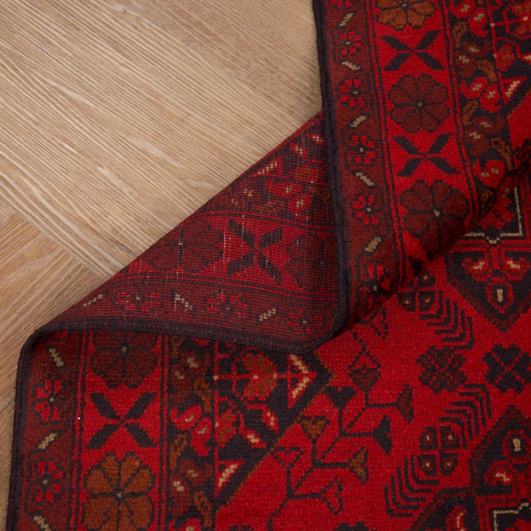 שטיח אפגני חלממדי 00 אדום 297*80