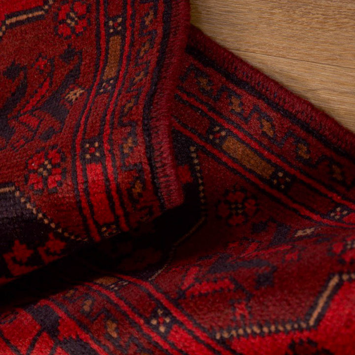 שטיח אפגני חלממדי 00 אדום 296*83