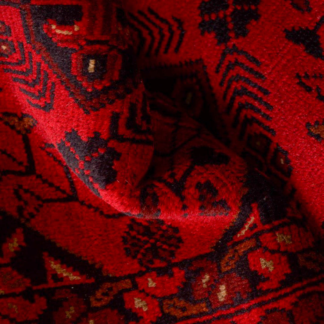 שטיח אפגני חלממדי 00 אדום 297*80