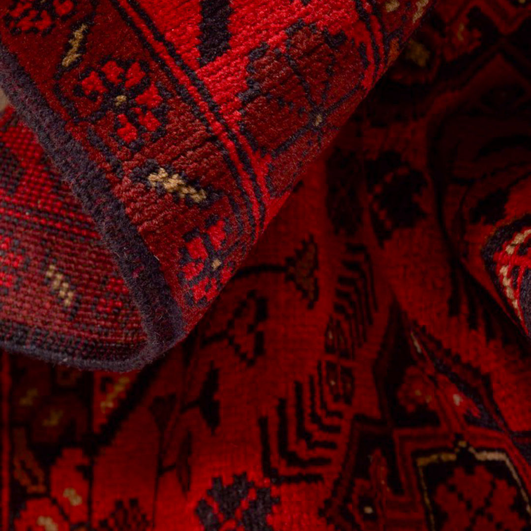 שטיח אפגני חלממדי 00 אדום 297*80