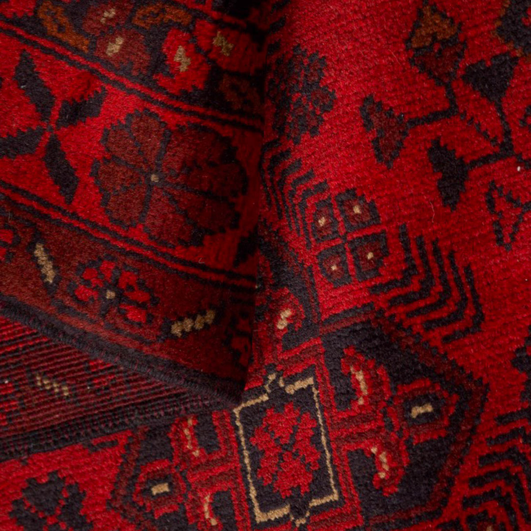 שטיח אפגני חלממדי 00 אדום 297*80