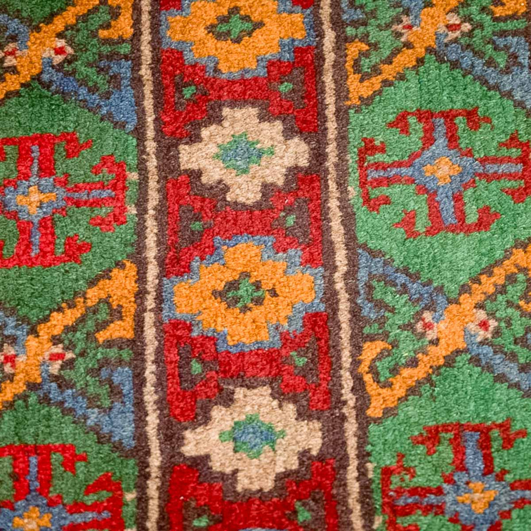 שטיח אפגני בוכרה 00 כחול 242*166 | Bokhara Rug